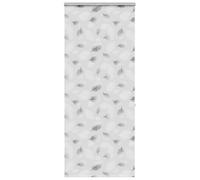 vidaxl shower roller blind with cassette 110x240 cm - water-resistant peva fabric, elegant grey leaf design for modern bathrooms