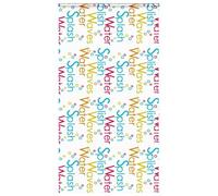 vidaXL Shower Roller Blind with Cassette 130x240 cm Fabric Width 126 cm, Multi