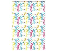 vidaXL Shower Roller Blind with Cassette 150x240 cm Fabric Width 146 cm, Multi