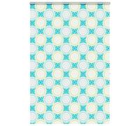 vidaxl shower roller blind with cassette - multicolour, peva fabric, 150x240 cm