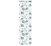 vidaXL Shower Roller Blind with Cassette 60x240 cm Fabric Width 56 cm, Multi