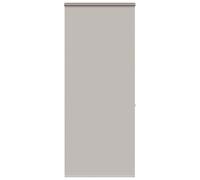vidaXL Shower Roller Blind 90x240 cm - Light Grey, Water-Resistant PEVA Fabric, Space-Saving Cassette Design