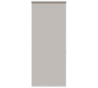 vidaxl shower roller blind with cassette - light grey 110x240 cm/space-saving/water- peva/modern bathroom privacy cover
