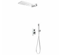 vidaXL Shower System Bathroom Plumbing Fixture Bathtub Shower Panel Tower Suppor