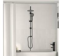 vidaXL Shower System Black 47 x 20 x 95 cm Stainless Steel