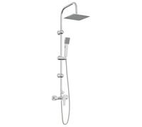 vidaXL Shower System Chrome Stainless Steel 21 x 48 x 112 cm