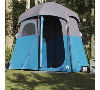 vidaXL Shower Tent 2-Person Blue Waterproof