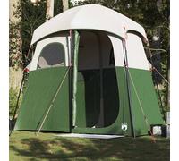 vidaXL Shower Tent 2-Person Green Waterproof