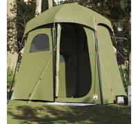 vidaXL Shower Tent 2-Person Olive Green Waterproof