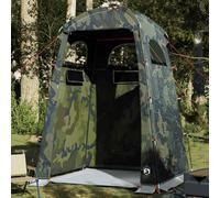 vidaXL Shower Tent Camouflage Waterproof