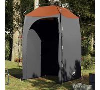vidaXL Shower Tent Grey Waterproof UK