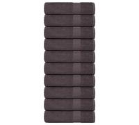 vidaXL Shower Towels 10 pcs Anthracite 70x140 cm 360 gsm 100% Cotton towel