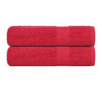 vidaXL Shower Towels 2 pcs Red 70x140 cm 360 gsm 100% Cotton