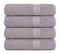vidaXL Shower Towels 4 pcs Grey 70x140 cm 360 gsm 100% Cotton towel