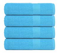 vidaXL Shower Towels 4 pcs Turquoise 70x140 cm 360 gsm 100% Cotton