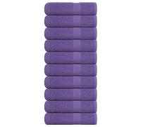 vidaXL Shower Towels "FROGN" 10 pcs Purple 70x140 cm 360 gsm