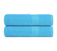 vidaXL 2 Piece Turquoise Shower Towels 70 x 140 cm 360 g/m 100% Cotton