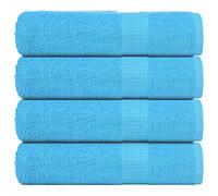 vidaXL Shower Towels 4 pcs Turquoise 70x140 cm 360 gsm 100% Cotton