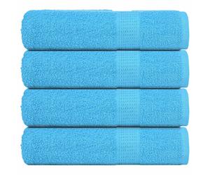 vidaXL Shower Towels "FROGN" 4 pcs Turquoise 70x140 cm 360 gsm