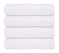 vidaXL Shower Towels "FROGN" 4 pcs White 70x140 cm 360 gsm