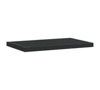 vidaXL Shower Tray, Black, 101 x 63 x 5.5 cm, WPC