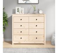 Side Cabinet 100x40x90 cm Solid Wood Pine