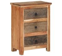 vidaXL Side Cabinet 55x33x75 cm Solid Wood Acacia