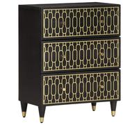 vidaXL Side Cabinet 60x33x75 cm Solid Wood Mango