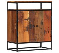 vidaXL Side Cabinet 60x35x76 cm Solid Reclaimed Wood and Steel