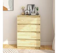 Side Cabinet 60x36x84 cm Solid Pinewood