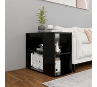 Vidaxl Side Cabinet Black 60X30X50 Cm Engineered Wood