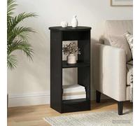 vidaXL Side Cabinet Black Engineered Wood
