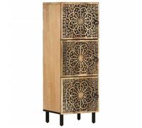 vidaXL Side Cabinet Home Storage Cabinet Cupboard Sideboard Solid Wood Mango