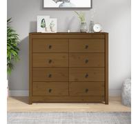 vidaXL Side Cabinet Honey Brown 100x40x90 cm Solid Wood Pine NEW