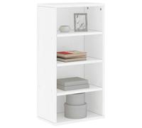 vidaXL Side Cabinet ODDA White 40x24x79 cm Solid Wood Pine