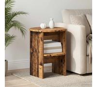 vidaXL Side Cabinet Old Wood Ø40 x 50 cm Engineered Wood