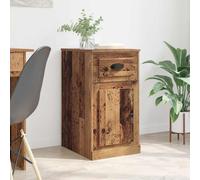 Side Cabinet Sideboard Bedroom Side Table with Drawer Engineered Wood vidaXL