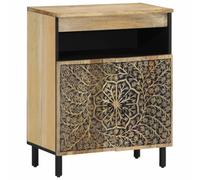 vidaXL Side Cabinet Home Storage Cabinet Cupboard Sideboard Solid Wood Mango