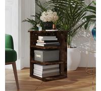 Vidaxl Side Cabinet Smoked Oak 35X35X55 Cm Engineered Wood