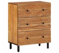 vidaXL Side Cabinet Storage Cabinet Cupboard Side Board Solid Wood Acacia