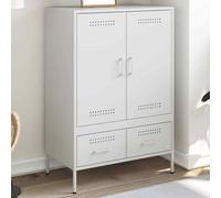vidaXL Side Cabinet Storage Highboard Sideboard Cupboard Cold-rolled Steel