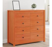 Side Cabinet Side Table Storage Cupboard Sideboard Solid Wood Pine vidaXL