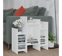 vidaXL Side Cabinet White Engineered Wood Storage Cabinet Bedroom Furniture