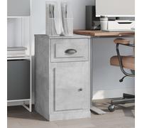 vidaXL Side Cabinet with Drawer Concrete Grey 40x50x75 cm Engineered Wood