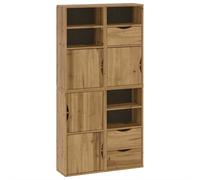 vidaXL Side Cabinets 4 pcs "ODDA" 40x24x79 cm Solid Wood Pine cabinet
