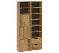 vidaXL Side Cabinets 4 pcs "ODDA" 40x24x79 cm Solid Wood Pine cabinet