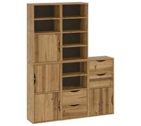 vidaXL Side Cabinets 5 pcs "ODDA" 40x24x79 cm Solid Wood Pine cabinet