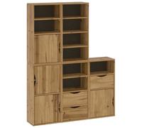 vidaXL Side Cabinets 5 pcs "ODDA" 40x24x79 cm Solid Wood Pine cabinet