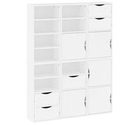 vidaXL Side Cabinets 6 pcs "ODDA" White 40x24x79 cm Solid Wood Pine cabinet