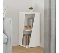 VidaXL Side Shelf 33 X 32 X 70.5 Cm Engineered Wood White